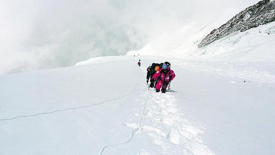 Jorge Egocheaga, en el Annapurna.