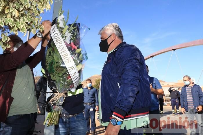 Homenaje al sindicalista atropellado ayer en Cartagena