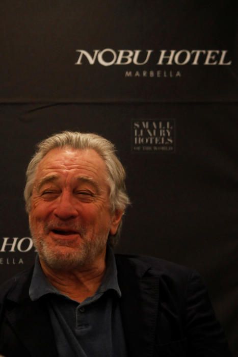 Robert de Niro, en Marbella para inaugurar el Hotel Nobu.