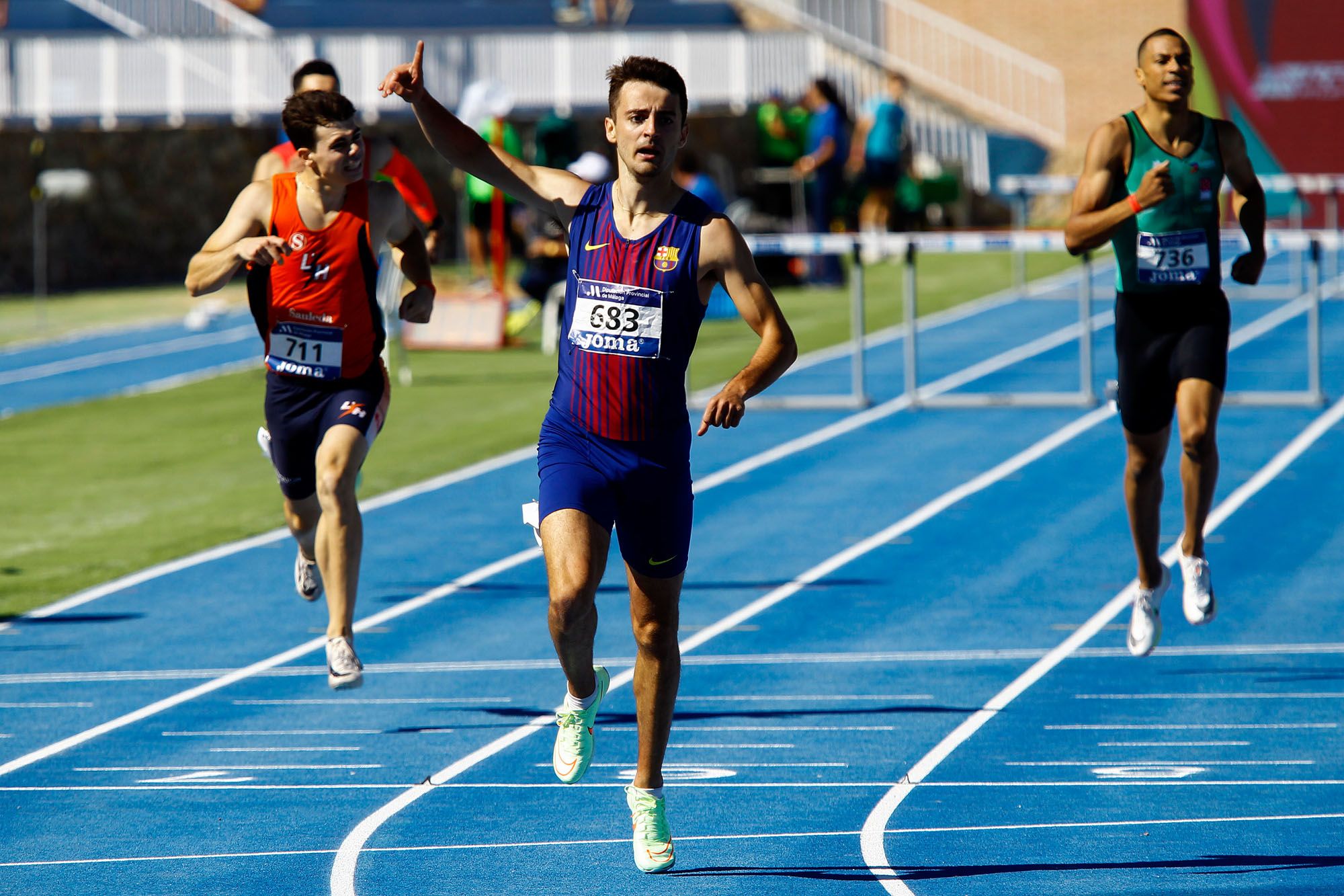 El campeonato nacional de atletismo de Nerja, en imágenes