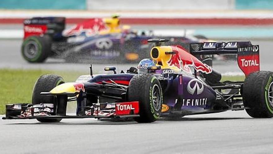 Vettel (Red Bull) completó un fin de semana excepcional