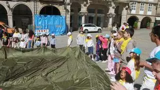 Estudiantes ourensanos alzan a voz polo seu idioma no Correlingua: «Co galego no corazón, facemos revolución»
