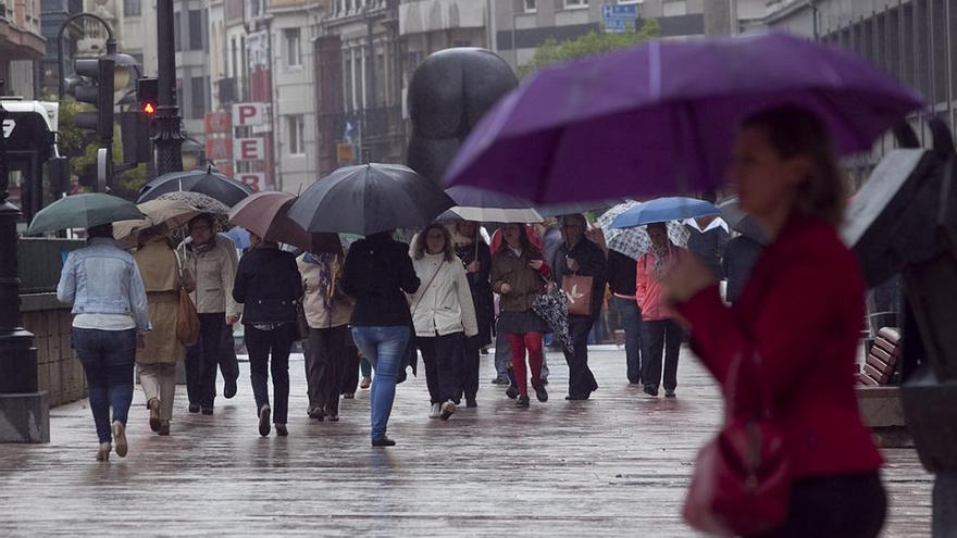 Mal tiempo y bajada de temperaturas para los próximos días en Asturias
