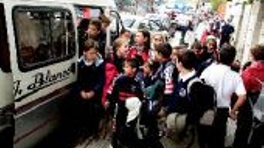 Crisis del transporte escolar por la escasez de alumnado