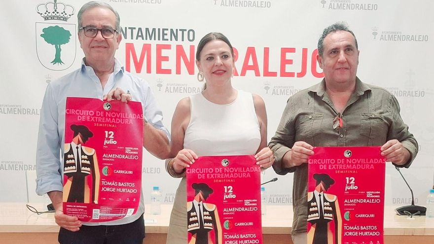 Presentación de la semifinal de novilladas en Almendralejo.