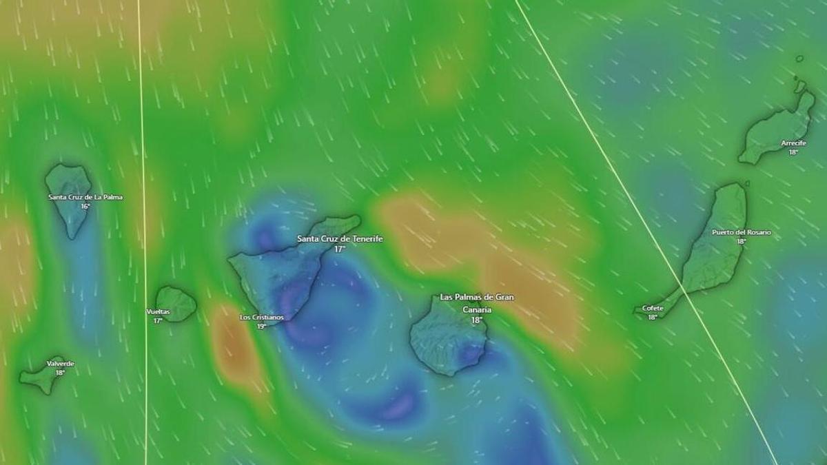 Tenerife seguirá este viernes con fuerte viento, oleaje y lluvias