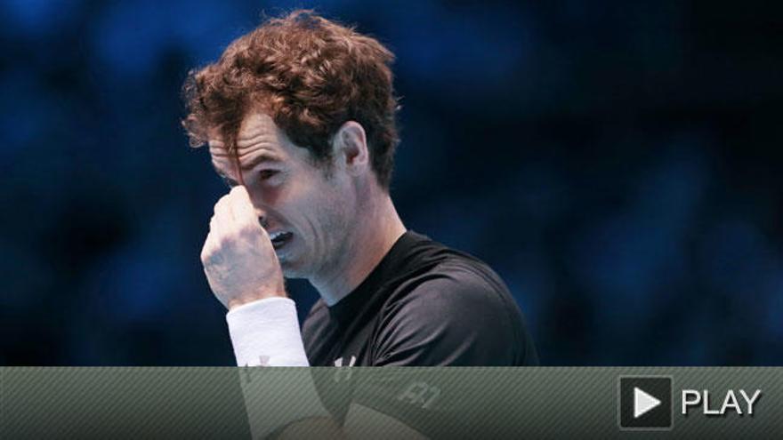 Murray se corta el pelo en pleno partido