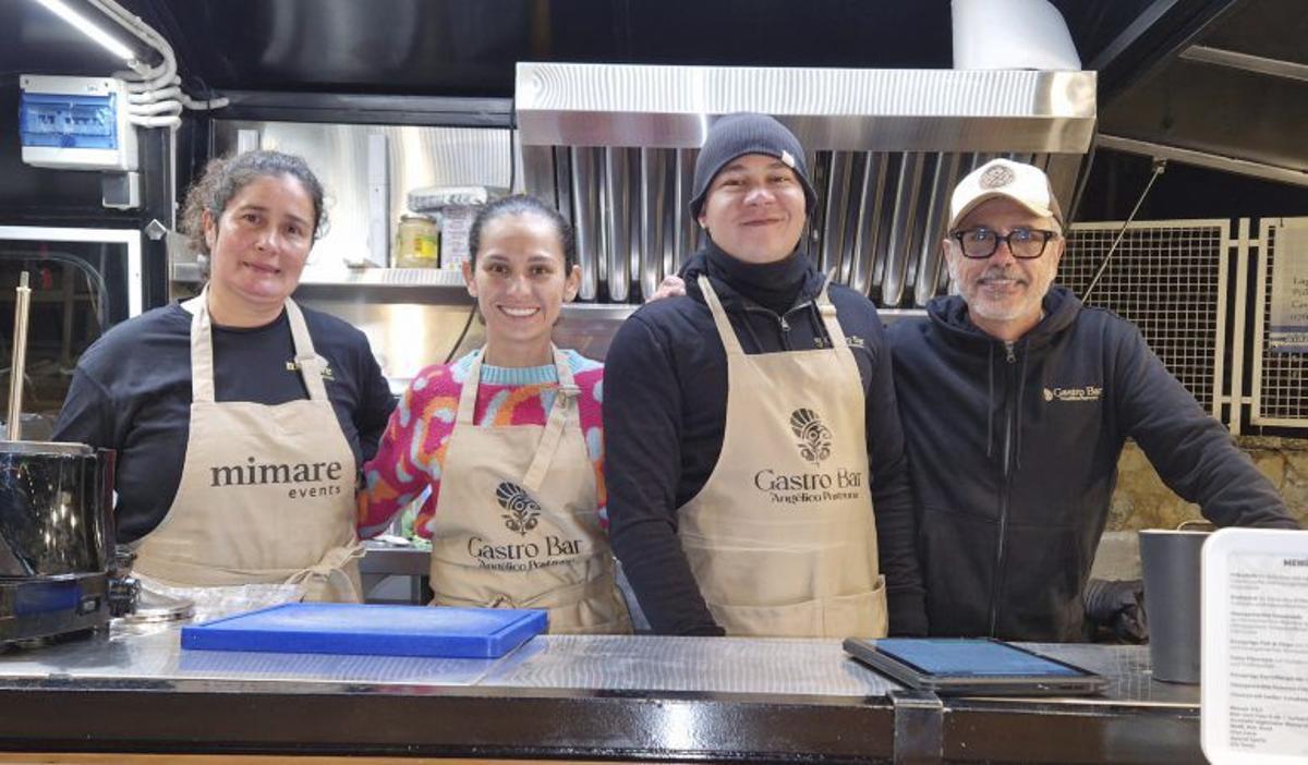 Biel Juan, Roberto Pérez, Matilde Meire y Andrés Hoyos.