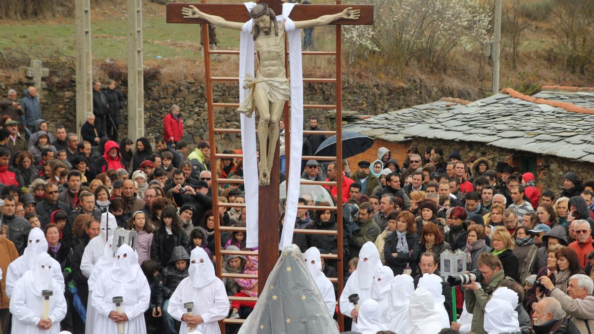 Sermón del Descendimiento en Bercianos de Aliste.