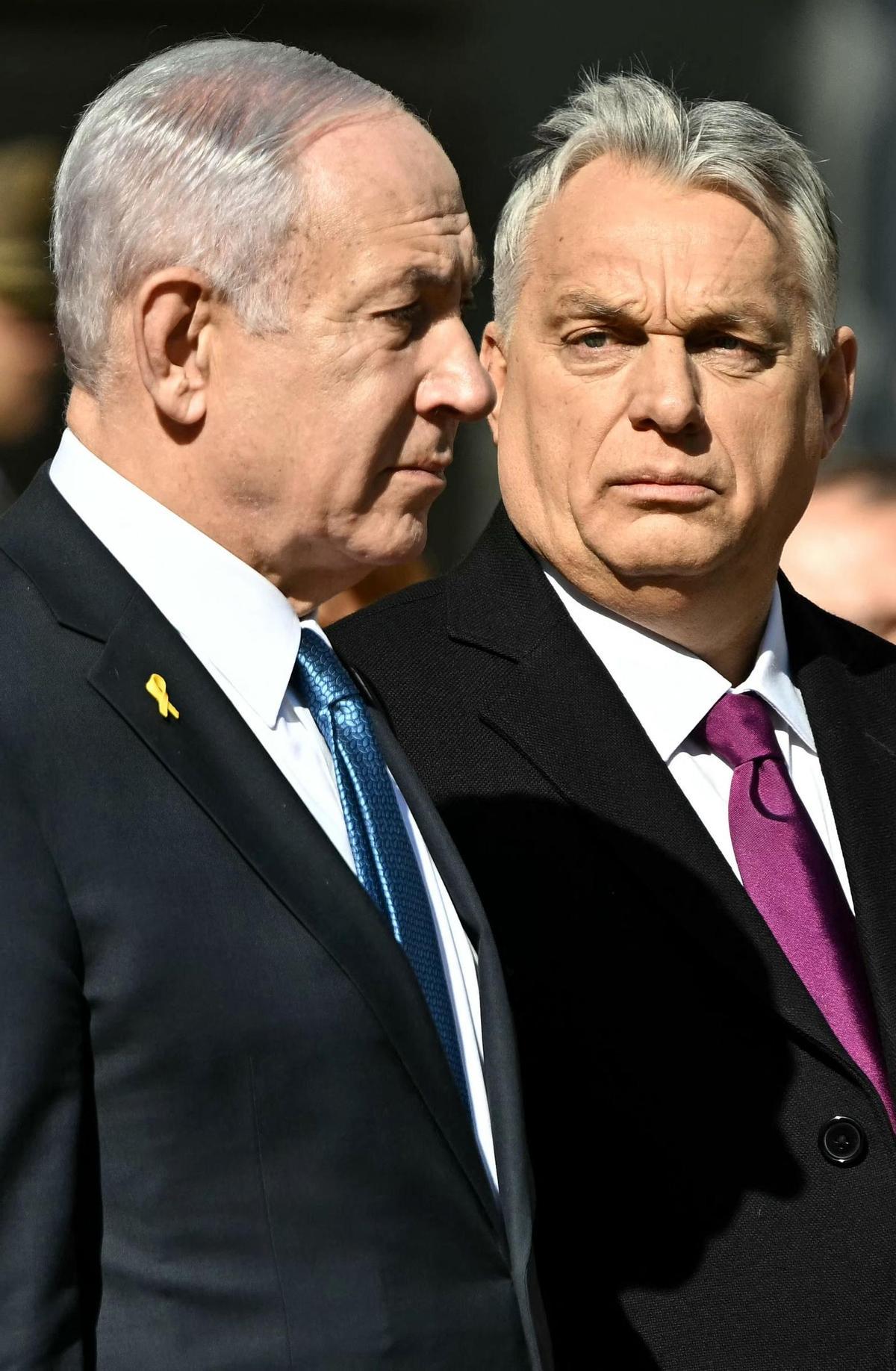 Orban recibe a Netanyahu en Budapest