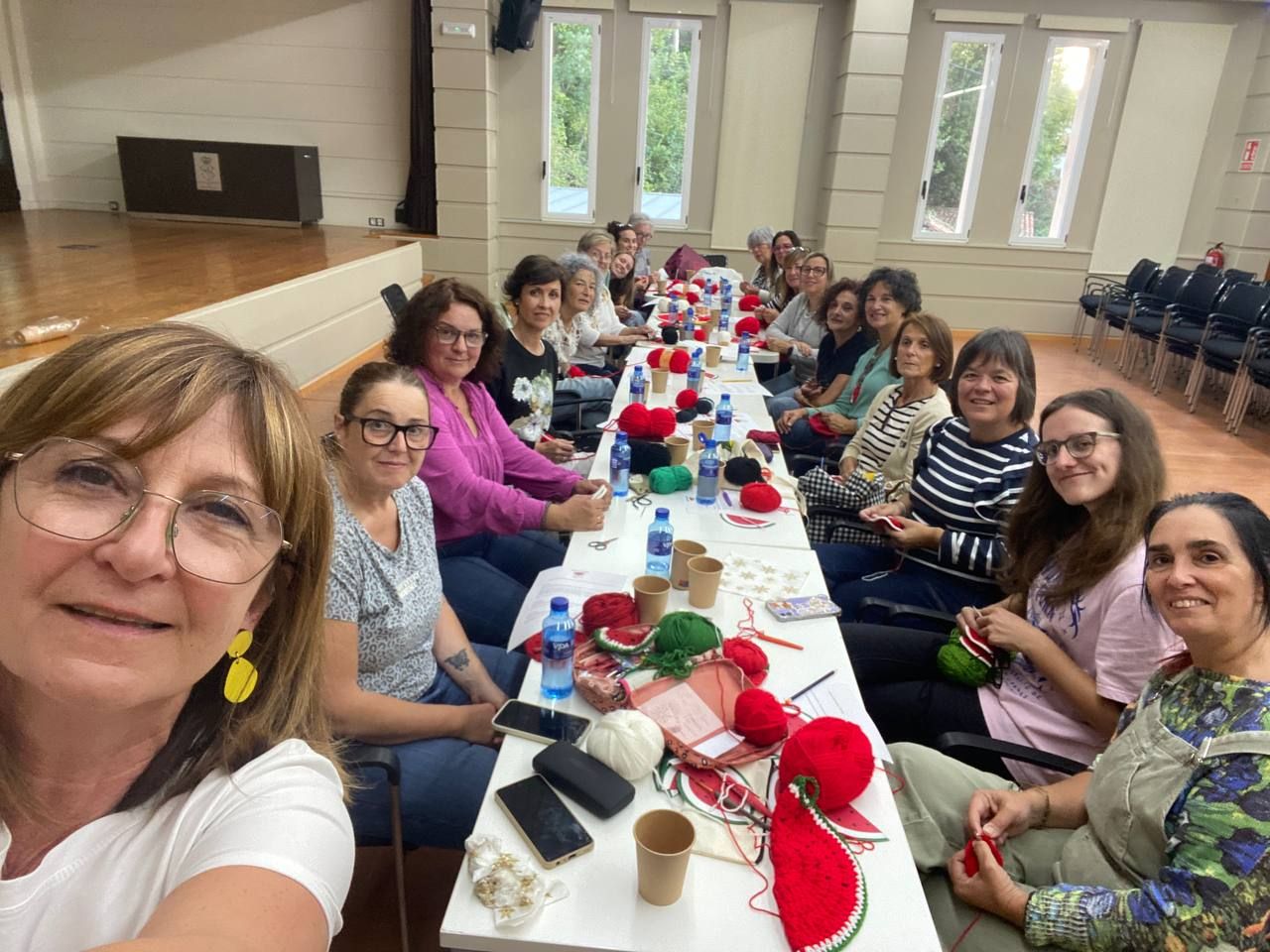 EN IMÁGENES: Elaboración de sandías en Asturias en defensa de Palestina