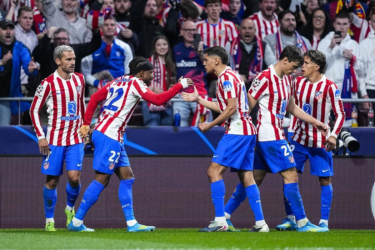 Champions League: Atlético - Barcelona, en imágenes.
