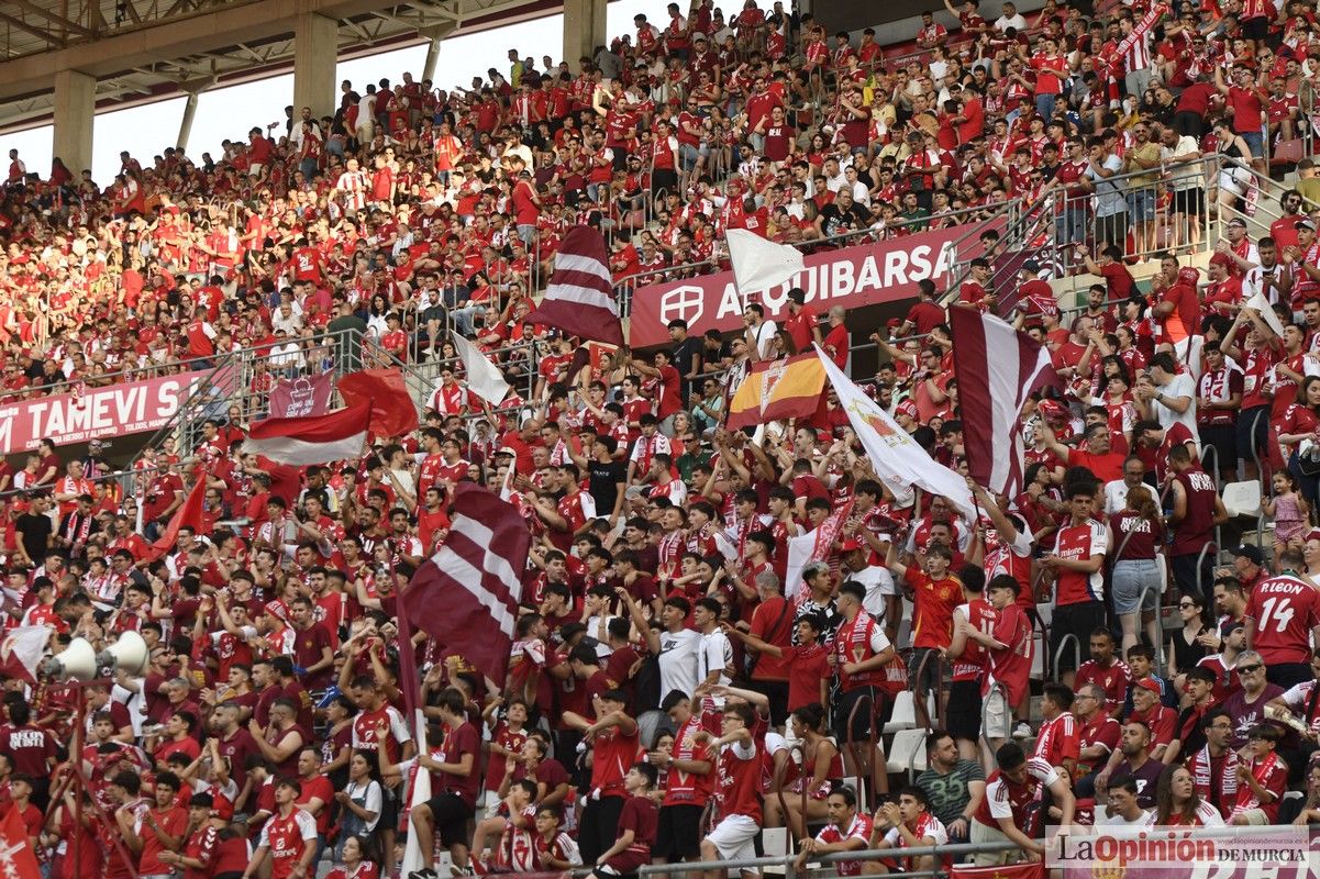 Así fue el encuentro del play off del Real Murcia y el Nástic en la lucha por el ascenso