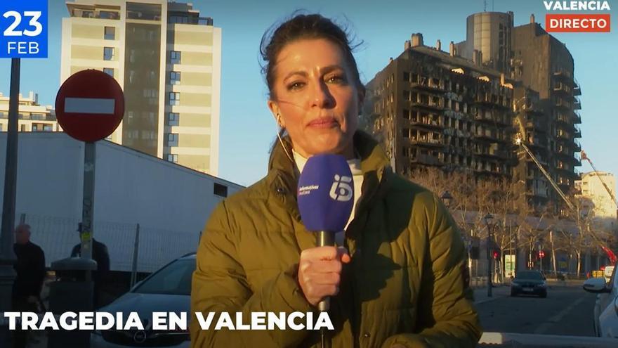 Telecinco se vuelca con el incendio de Valencia: cobertura especial de &#039;Informativos&#039; y de &#039;TardeAR&#039; con Ana Rosa