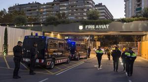 Excepcionals mesures de seguretat al Camp Nou