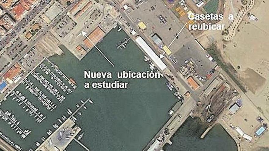 El proyecto para reubicar las casetas de pescadores atrae a ocho empresas en Burriana