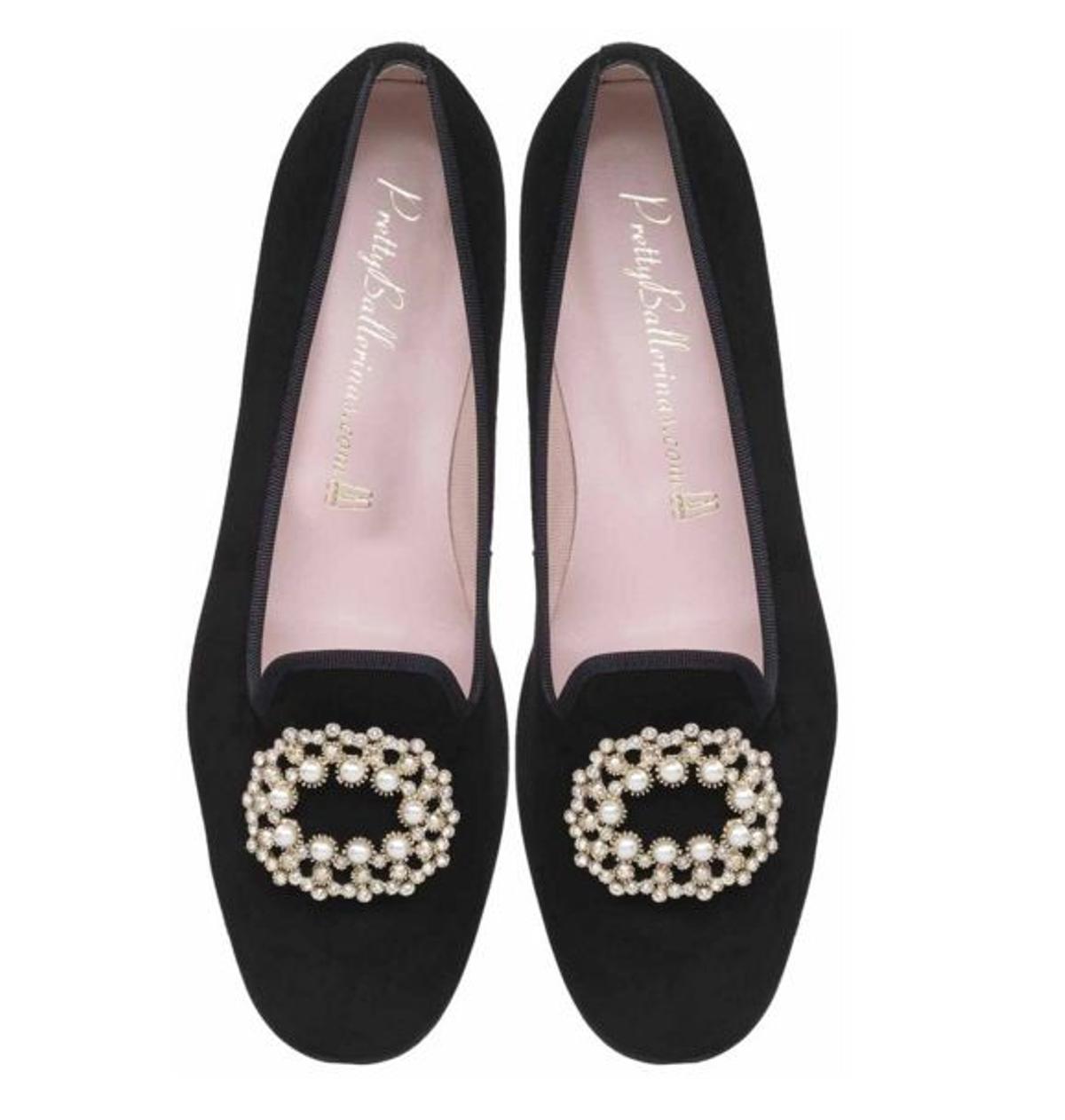 Slippers con detalle de perlas Pretty Ballerinas