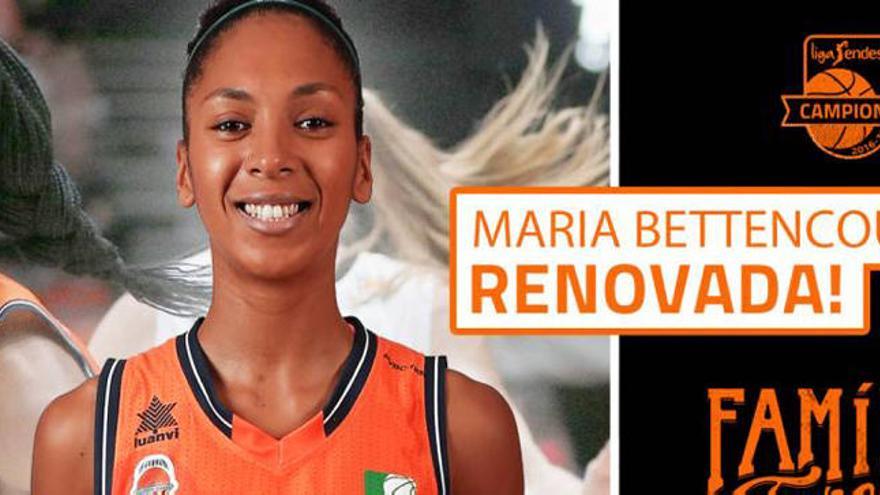 El Valencia Basket renueva a Maria Bettencourt