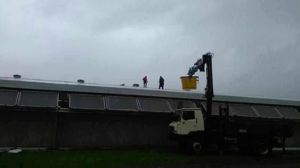 Efectos del temporal en la provincia de Pontevedra