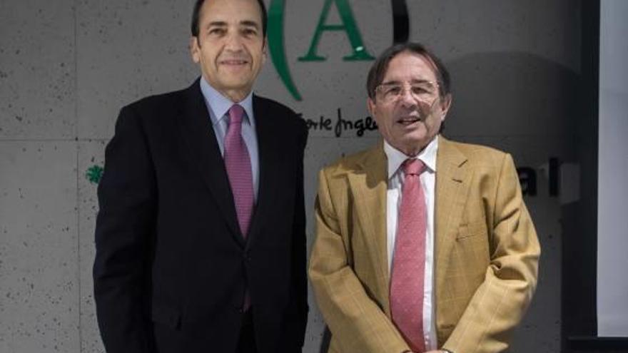 Borja Monzó y Muñoz Ibáñez, ayer.