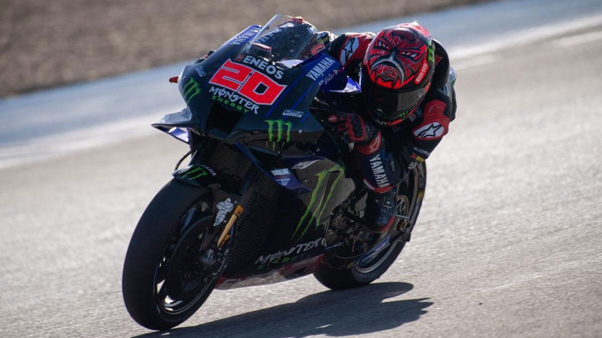 Quartararo, este jueves en los test de Jerez