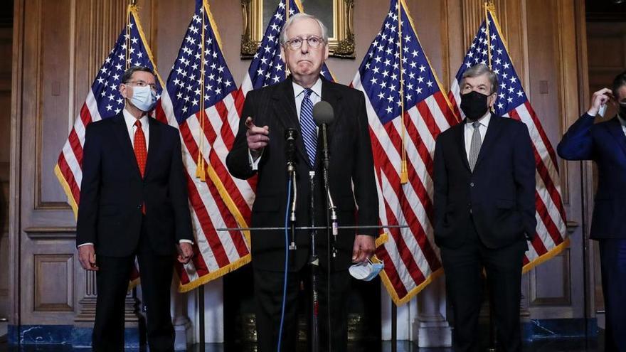 El líder del Partido Republicano en el Senado de Estados Unidos, Mitch McConnell.