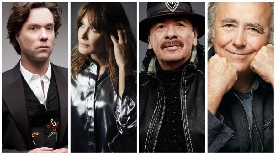 Santana, Rufus Wainwright, Carla Bruni, Kool &amp; The Gang i Serrat al Festival de Peralada