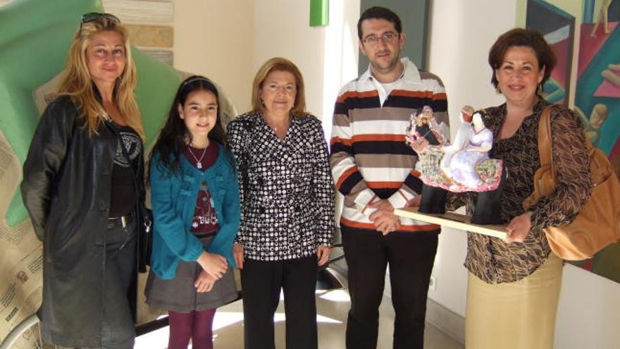 Los premiados de la comisión Albacete-Marvá con el premio de Fallas Online