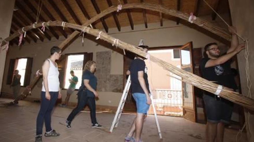 Preparativos de la muestra.