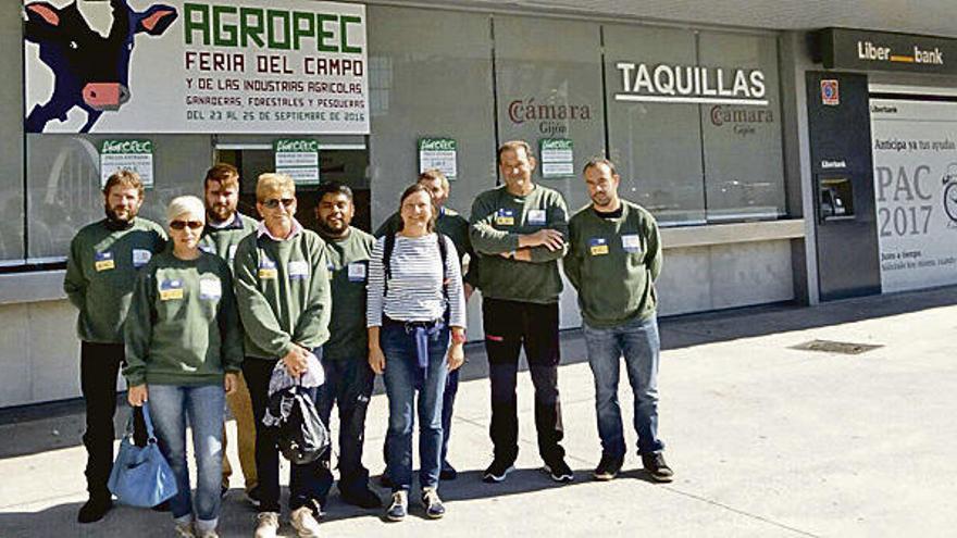 Integrantes del taller de empleo.