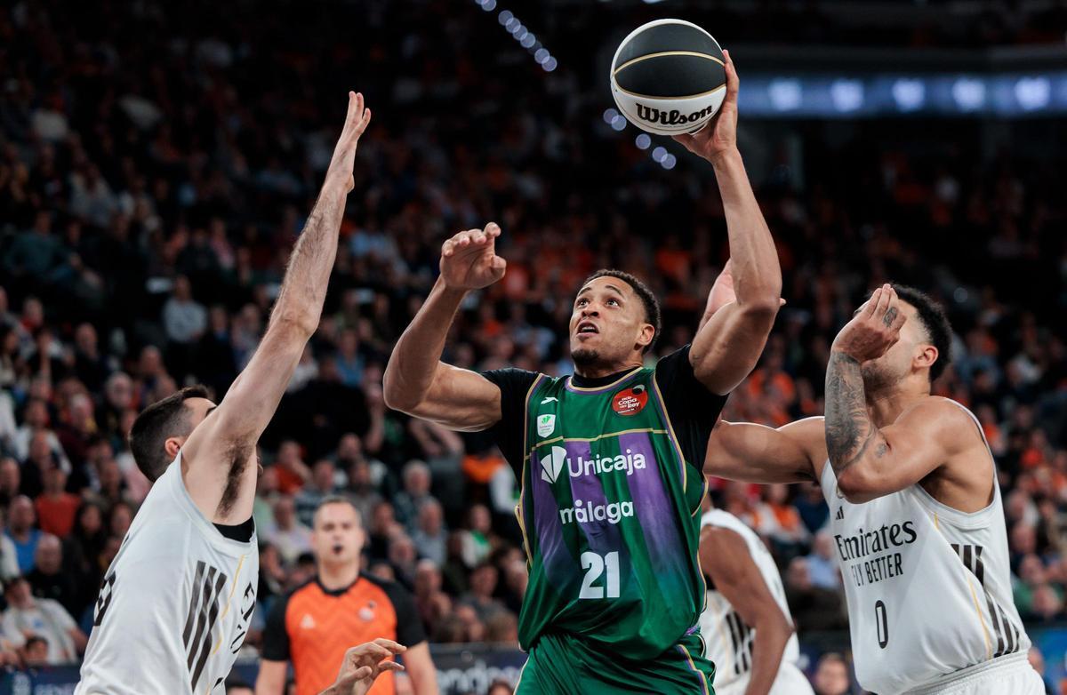 Augustine Rubit, en el partido ante el Madrid del pasado 19 de febrero.