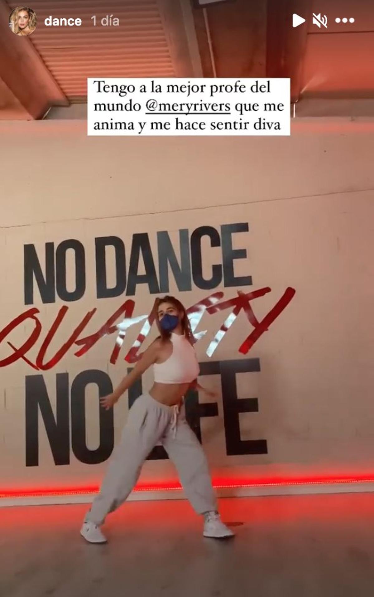 Laura Escanes muestra sus progresos en el mundo de la danza