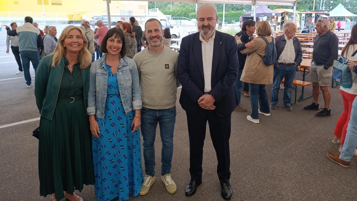 Por la izquierda, Alejandra Cuadriello, Sara Orile, Ángel García y Manuel Paredes.