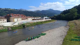 Las empresas de turismo de navegación en el Sella, a pleno rendimiento