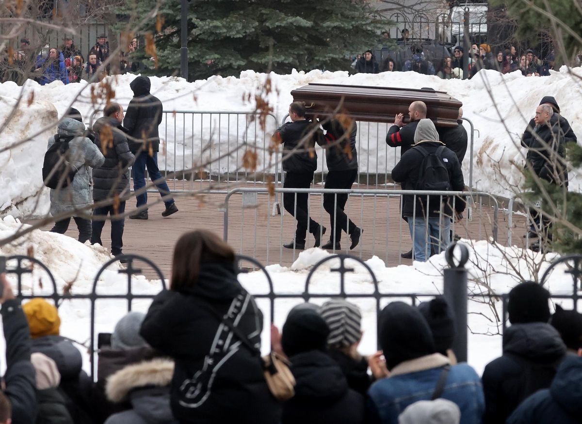 Funeral for Russian opposition leader Alexei Navalny in Moscow