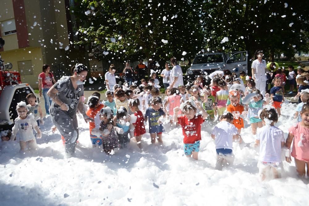 Nieve a las puertas del verano en la guardería