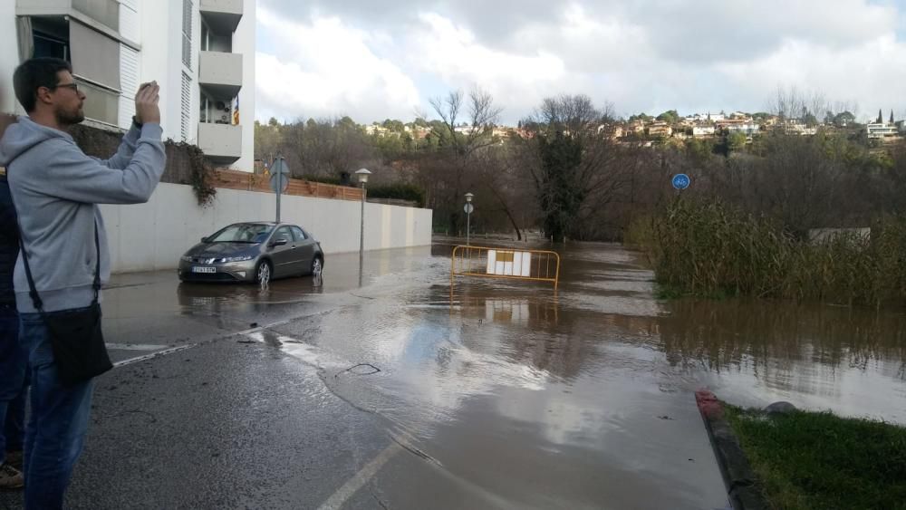 Desbordament del Ter a Sant Ponç