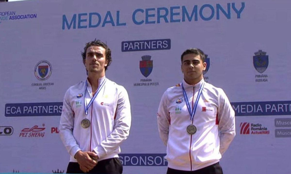 Los canoístas arousanos logran cuatro medallas en el europeo de Rumanía
