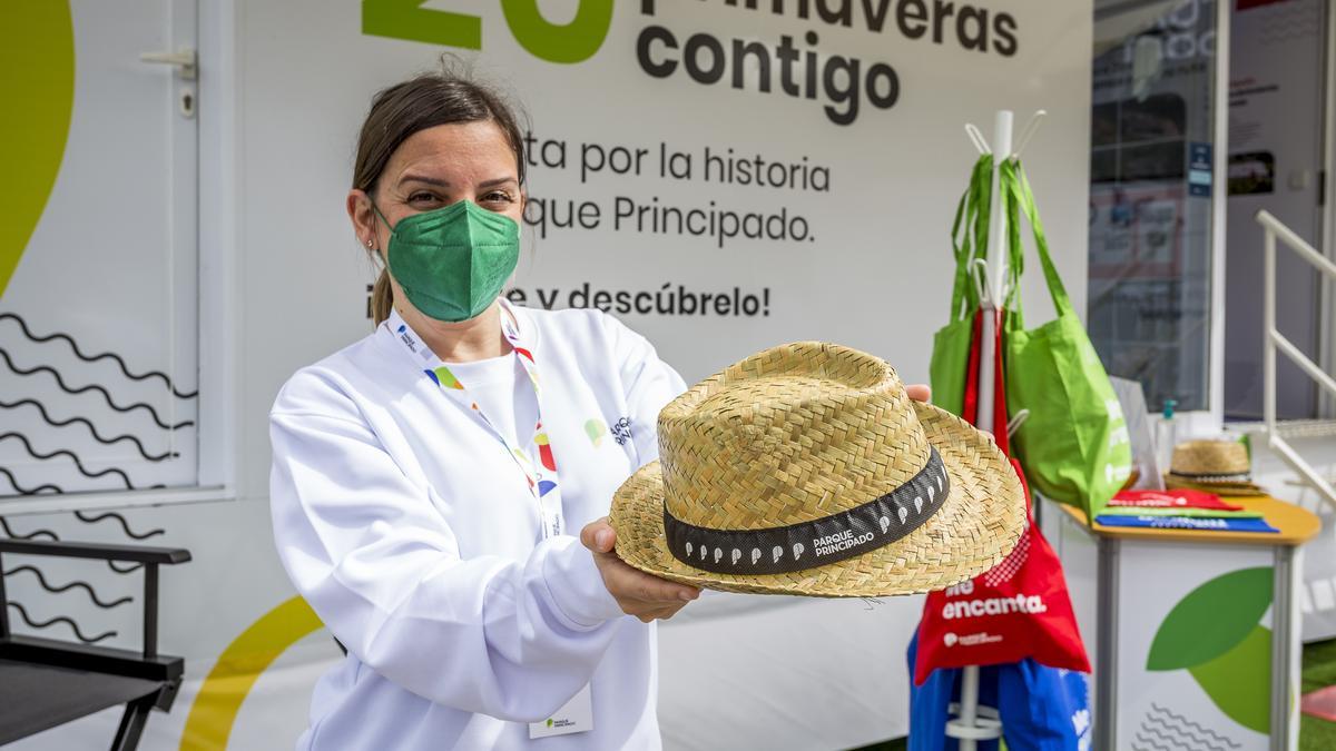 Uno de los regalos que pueden conseguirse en el Bus Aniversario de Parque Principado