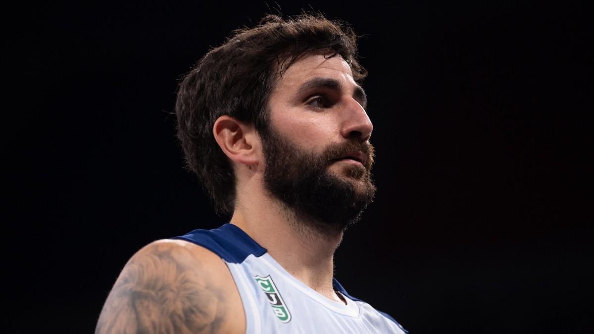 Ricky Rubio, en un partido con el Asisa Joventut