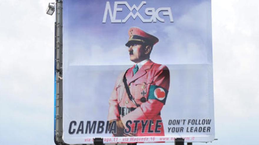 El cartel publicitario de Hitler.