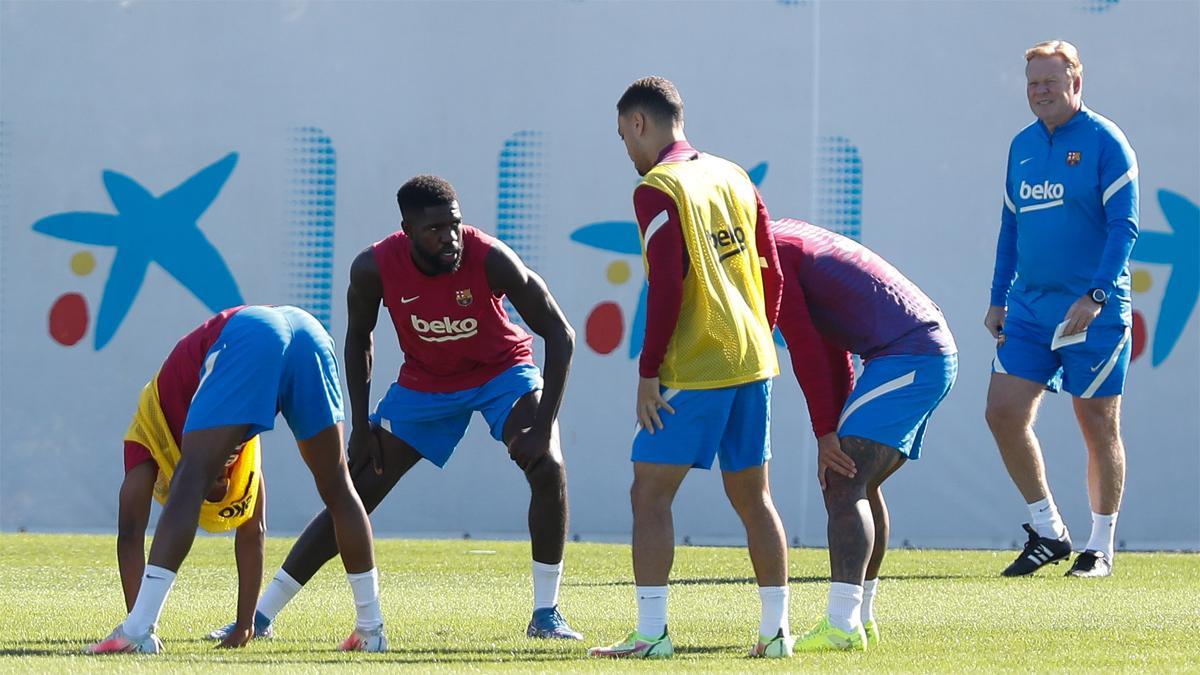 Umtiti regresa a los entrenamientos