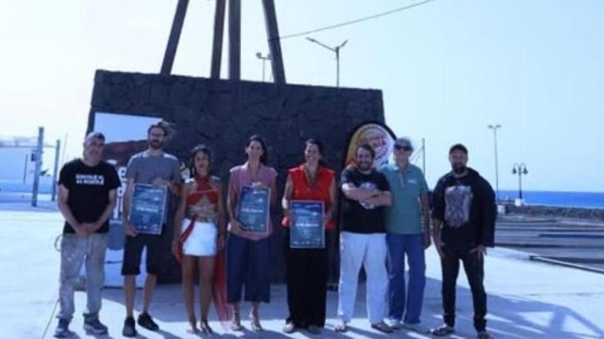 Presentación del Festival Grillo Blanco en Punta Mujeres, en el municipio lanzaroteño de Haría