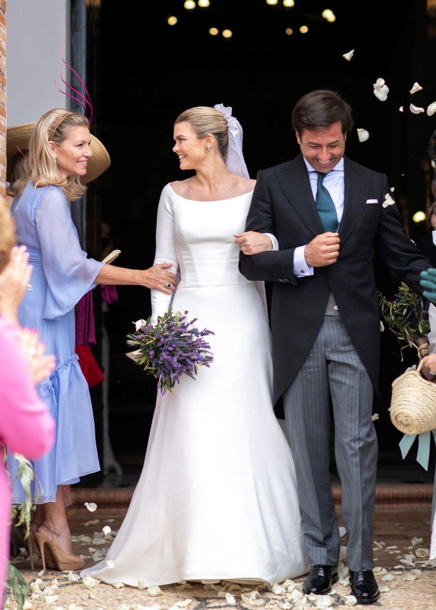 La mirada de complicidad entre Patricia Rato y su hija Alejandra el día de su boda