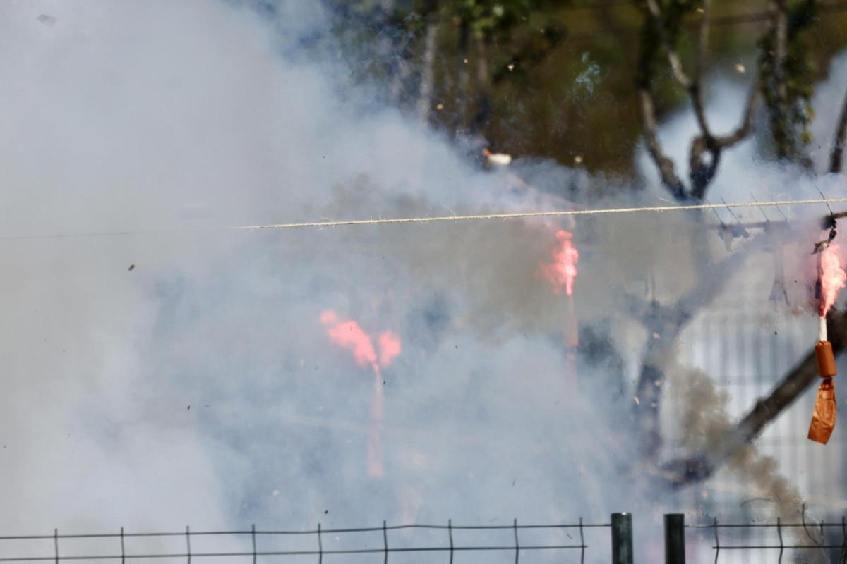 Las imágenes de la mascletà de Hermanos Ferrández en la Magdalena 2026