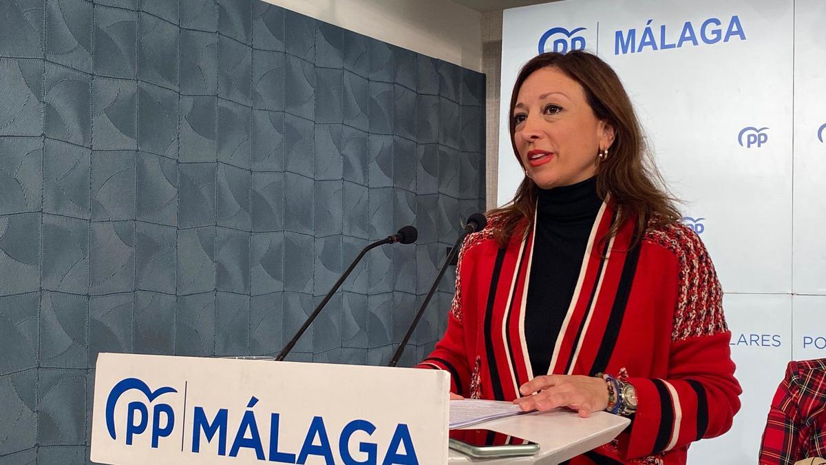 La presidenta del PP de Málaga, Patricia Navarr