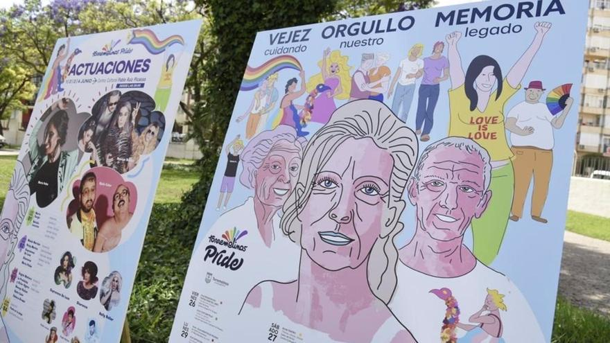 María Peláe, Ojete Calor, Marta Sango, Natalia Lacunza y Nancys Rubias, en el Pride de Torremolinos