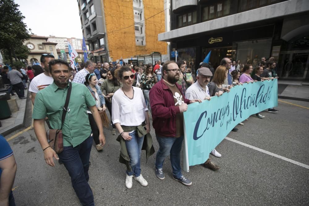 La manifestación, en imágenes