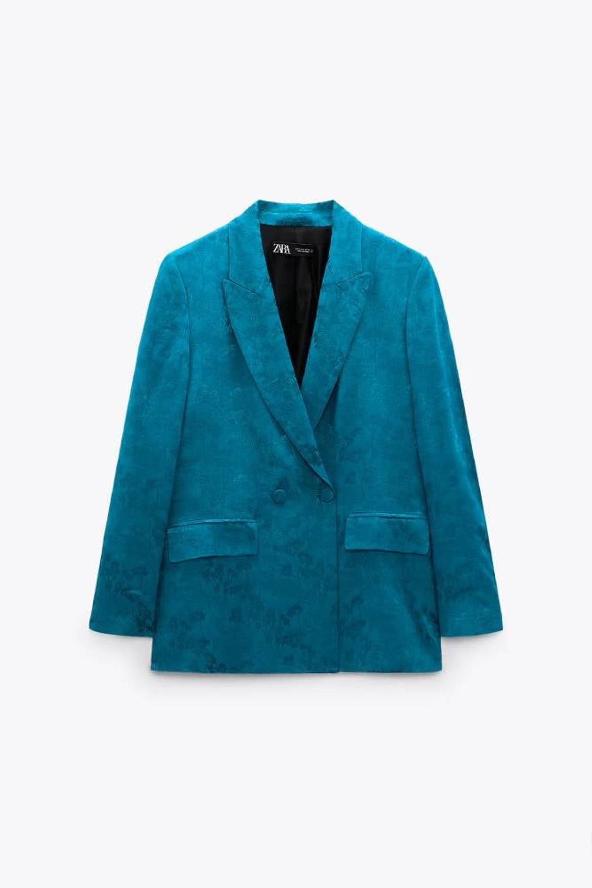 Blazer jacquard de Zara (precio: 49,95 euros)
