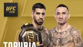 ¡OFICIAL! Topuria-Holloway, combate estelar para el UFC 308 en Abu Dhabi